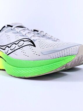 Saucony Endorphin Speed 3 Mens 13 Lightweight Cushioned Road Running Shoes White